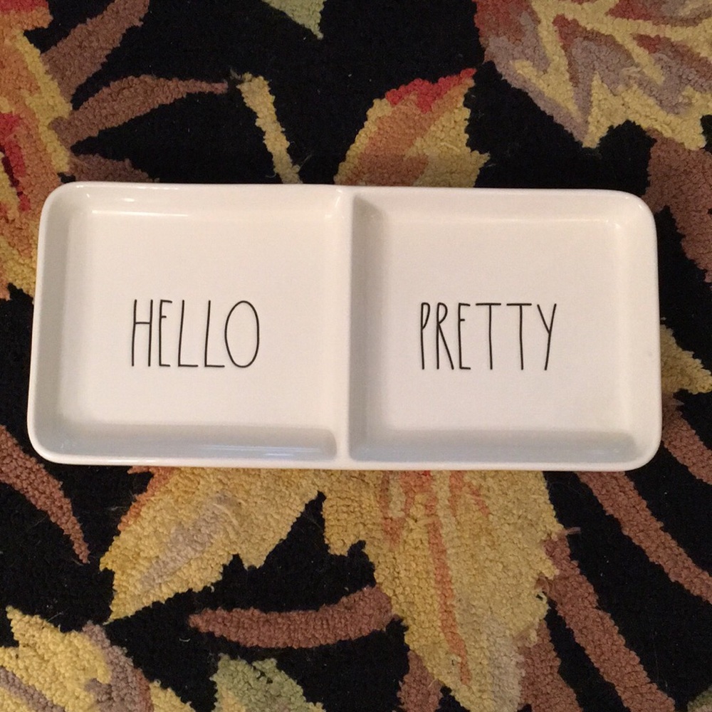 Rae Dunn Hello Pretty Trinket Tray